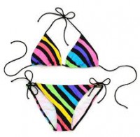 viquini a rayas de colores